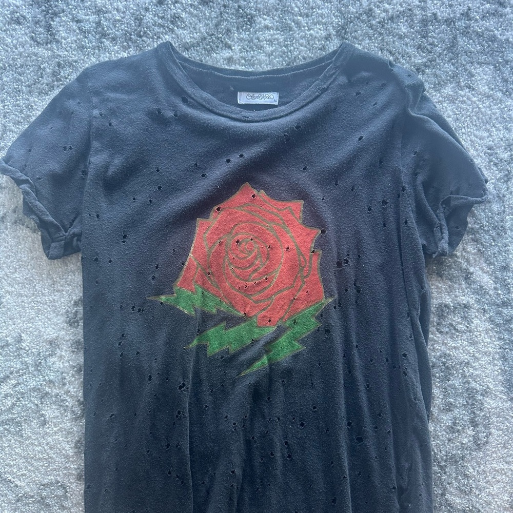 Lauren Moshi Distressed T-Shirt